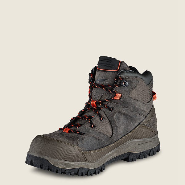 Bottes de Randonnée Red Wing - Trbo - 5-Inch Waterproof Safety Toe - Grise Marron - Homme 849XOHQDG